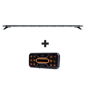 Lampă de avertizare Strands Monitum - Panel / 12/24V / 144W / 1850 mm, bară de avertizare + telecomandă - Img 2
