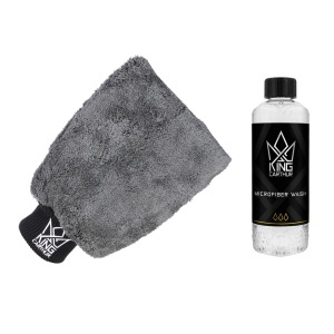 Mănușă de spălare King Carthur Classic Mitt, Mitt + Microfiber detergent - Img 2