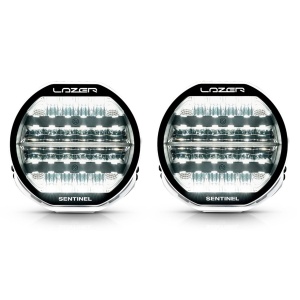 Proiector auxiliar Lazer Sentinel 9 Highline Beacon Alb - Rotund / 23 cm / 130W / Ref. 12.5, 2 buc - Img 2