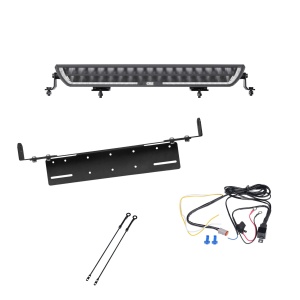 Proiector auxiliar OZZ DRB1 P20" Negru - dreaptă / 55 cm / 170W / Ref. 50, 1 buc - Set complet cu suport pentru montaj încastrat