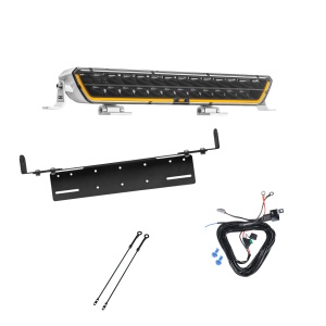 Proiector auxiliar OZZ HP P20" alb, dreaptă / 52 cm / 280W / Ref. 40, 1 buc - Set complet cu flush Suport de montaj