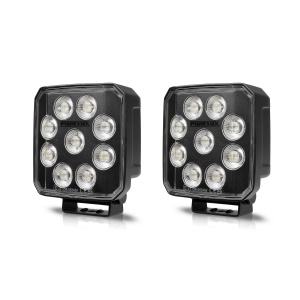 Proiector de lucru PURELUX Black Raven Heat 65 - 10 cm / 65W / fascicul larg, 2 buc