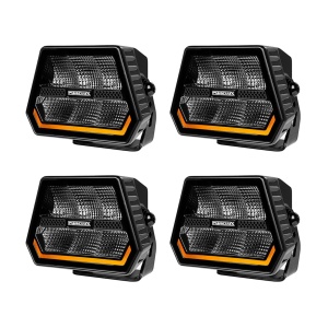 Proiector de lucru PURELUX Panther Alpha 90 - 15 cm / 90W / fascicul larg, 4 buc (4000K)