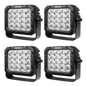 Proiector de lucru PURELUX pătrat 160 HD Gen2 - 22 cm / 160W / Spot, 4 buc