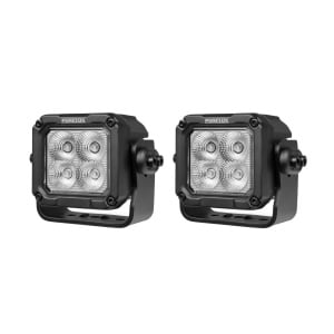 Proiector de lucru PURELUX pătrat 40 HD ADR - 12 cm / 40W / Flood, 2 buc - Img 2