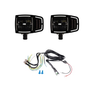 Proiector pentru plug OZZ XH1 - dreptunghiular / 23 cm / 60W / Ref. 27.5, 2 buc + cablaj
