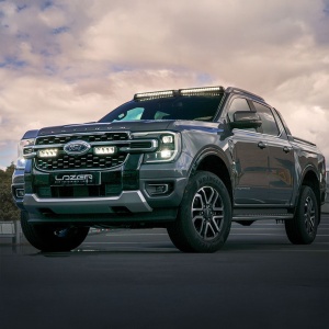 Set de proiectoare auxiliare Ford Ranger / Raptor (2023+), Lazer Roof Pods (2 x Glide)