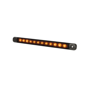 Side Lampă de gabarits / Indicator Strands Dark Knight Slim Indicator led - 12/24V / 6W / 238 mm - Img 2