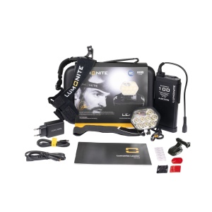 Ski Lampă pentru cască LUMONITE Leader - 6838 lm / Reîncărcabil