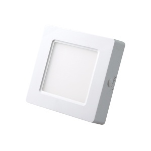 Spot încastrat LED ENERGIE - montaj aparent / pătrat, 6W / 370 lm / 120 mm