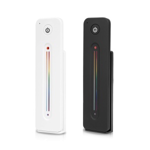 Telecomandă pentru bandă LED AGGE RGB+CCT Touch Slide, RF 2.4 GHz, doar telecomanda (Negru)