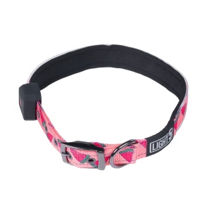 Zgardă LED Light5 Doggo Led Collar, roz, S