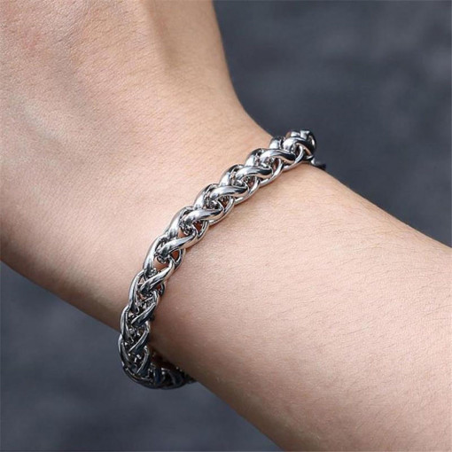 Bratara Masculina 6mm Inox SIC MODA 3924