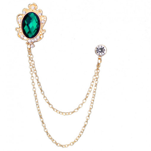 Brosa Cristal Verde SIC MODA 4259V