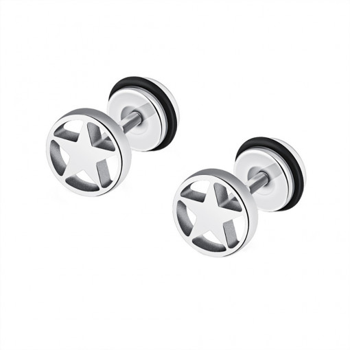 Cercei stea inox 4070A