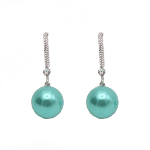 Cercei Bila Verde SIC MODA 5134C