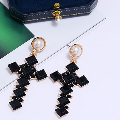 Cercei cruciulita Sic Moda 4158