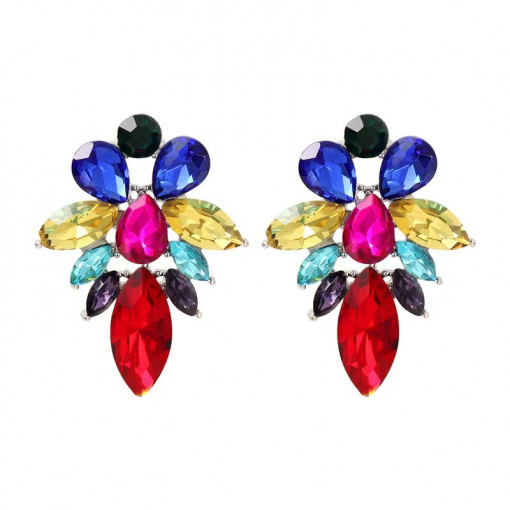 SIC MODA 5143 Retro Multicoloured SIC MODA Multicoloured Retro Earrings