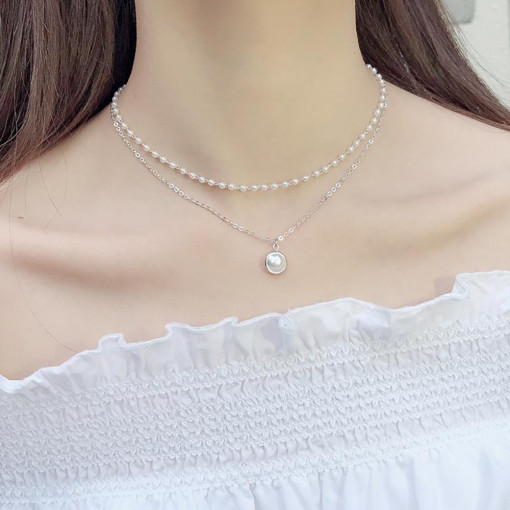 Colier cu perle Sic Moda 5365A