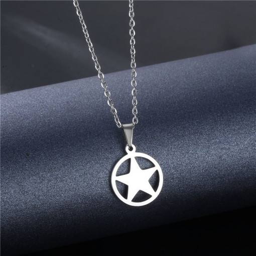 Colier Steaua lui Solomon Inox SIC MODA 3955