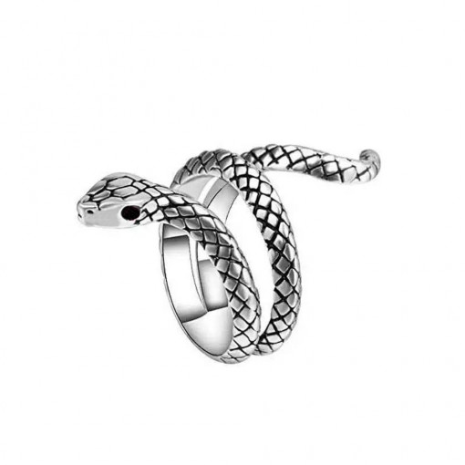 Snake Ring in Titanium SIC MODA 4048