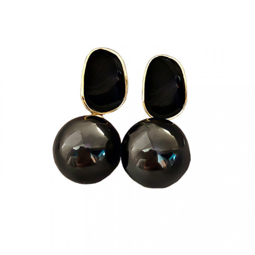 Cercei Fashion Perla Neagra SIC MODA 5146A