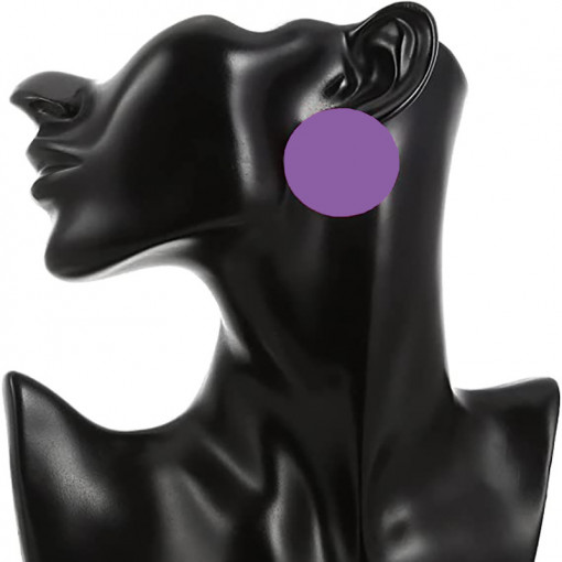 Sic Moda 4387S Round Violet Sic Moda Earrings