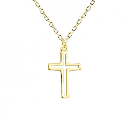 SIC MODA 5685B Stainless Steel Cross Necklace