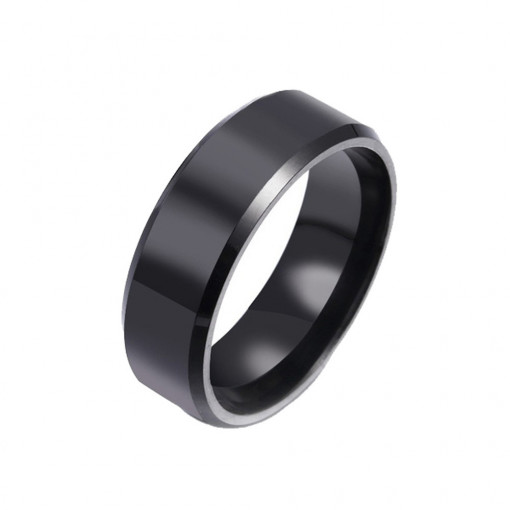 Inel negru Titan SIC MODA 3577