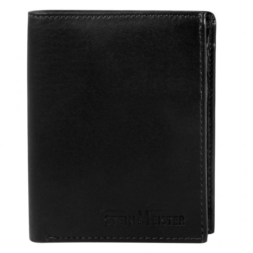 Portofel Negru Piele Naturala Steinmeister 5183B