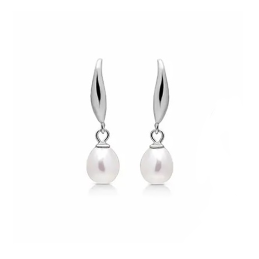 Cercei Eleganti cu Perla din Argint 925, Sic Moda 6098A