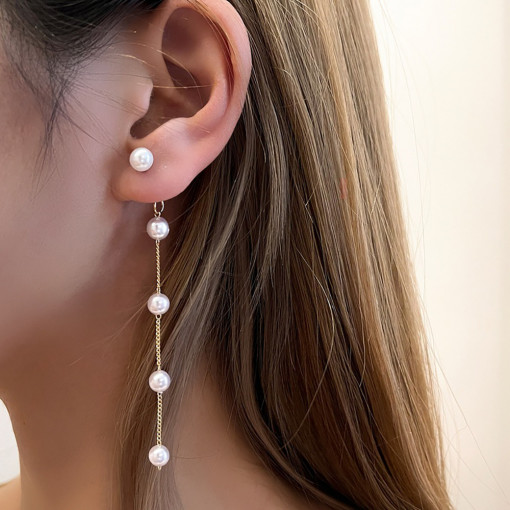 Cercei perle sintetice Sic Moda 4361