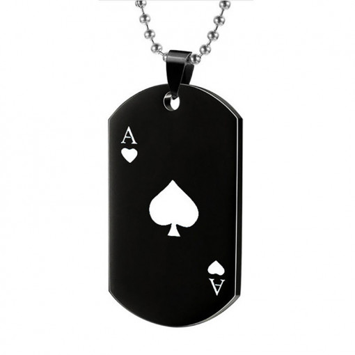 Colier Poker inox Sic Moda 3932B