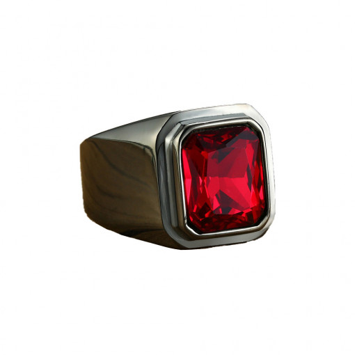 Inel TITAN Geometric cu Zircon SIC MODA 5082