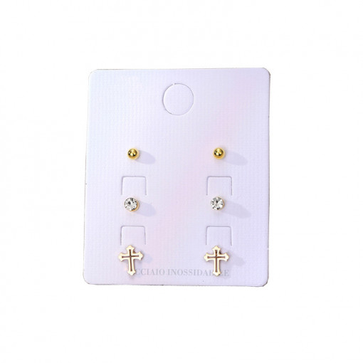 Set Cercei Eleganti INOX Sic Moda 5466B