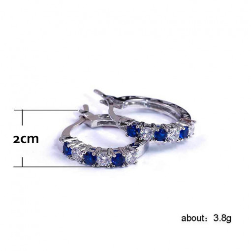 Cercei Cristale Cupru SIC MODA 4267