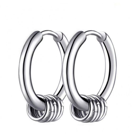 Cercei 5 Cercuri Inox SIC MODA 3881A