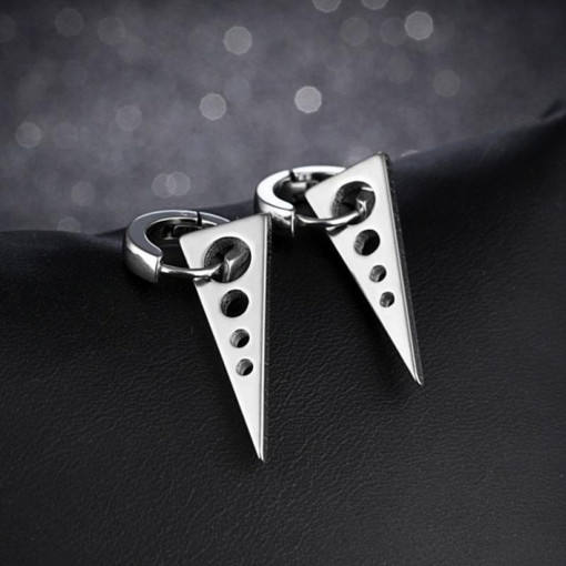 Cercei Triunghi Inox SIC MODA 3888A