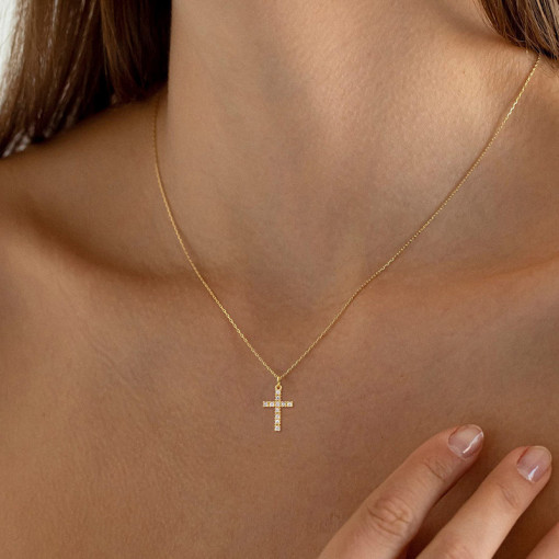 Colier Cruciulita Inox SIC MODA 5695