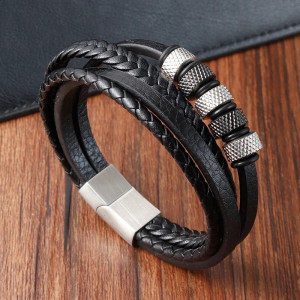 Brățară Bărbătesc din Inox chirurgical 316L — Argintiu - Img 4
