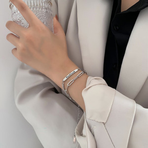 Brățară Damă din Inox chirurgical 316L — Argintiu - Img 5
