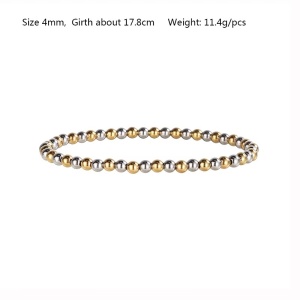 Bratara Inox Sic Moda 6055A, 4 mm - Img 1