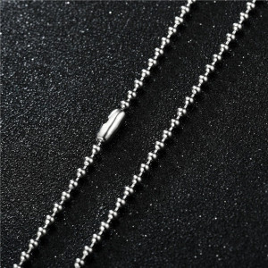 Colier Bărbătesc din Inox chirurgical 316L — Argintiu - Img 3