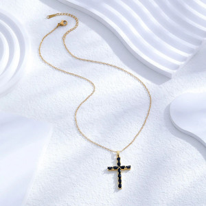 Colier Cruciulita Inox SIC MODA 5686B - Img 4
