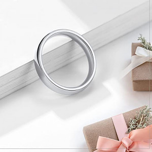 Inel Bărbătesc din Inox chirurgical 316L — A rgintiu - Img 3