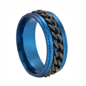 Inel Bărbătesc din Inox chirurgical 316L — Alb