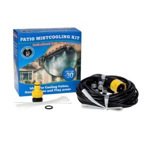 Kit de răcire pentru terasă cu pulverizare, furtun 10 m cu duze reglabile