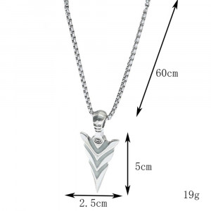 Luminous necklace in titanium 3938L - Img 4