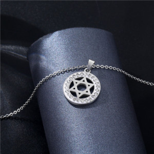 Necklace Star of David Stainless Steel SIC MODA 5163 - Img 5