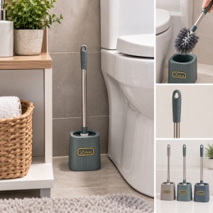 Perie de WC cu suport